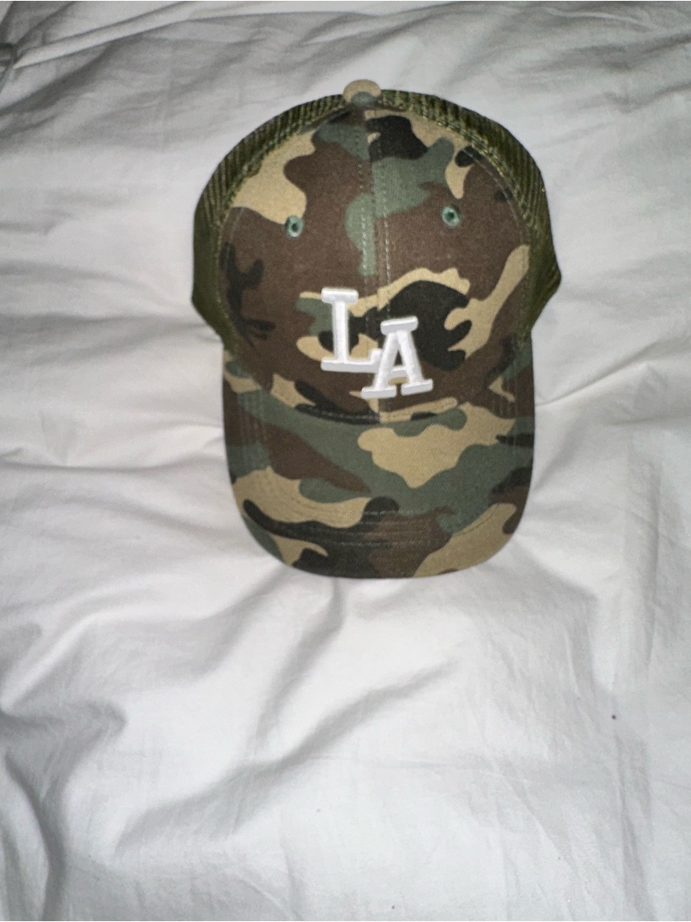 LA Camo Trucker Hat - Green Camo